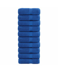Serviettes d'invité de qualité supérieure SOLUND 10 pcs bleu | Mobilier & Déco