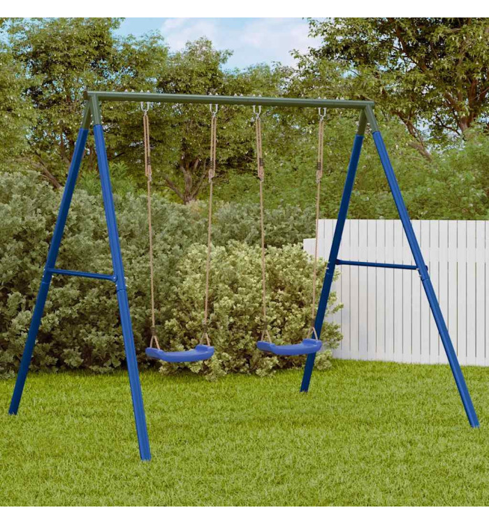 Ensemble de balançoire d'extérieur avec 2 balançoires | Mobilier & Déco