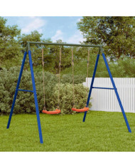 Ensemble de balançoire d'extérieur avec 2 balançoires | Mobilier & Déco