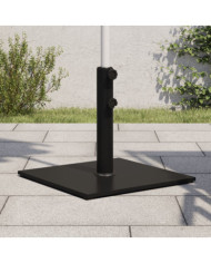 Base de parasol pour mâts Ø32/38/48 mm 17 kg carré | Mobilier & Déco