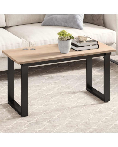 Dessus de table 90x40x1,7 cm rectangulaire bois de pin massif | Mobilier & Déco