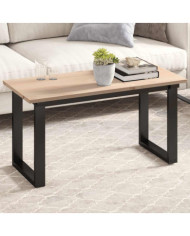 Dessus de table 90x40x1,7 cm rectangulaire bois de pin massif | Mobilier & Déco
