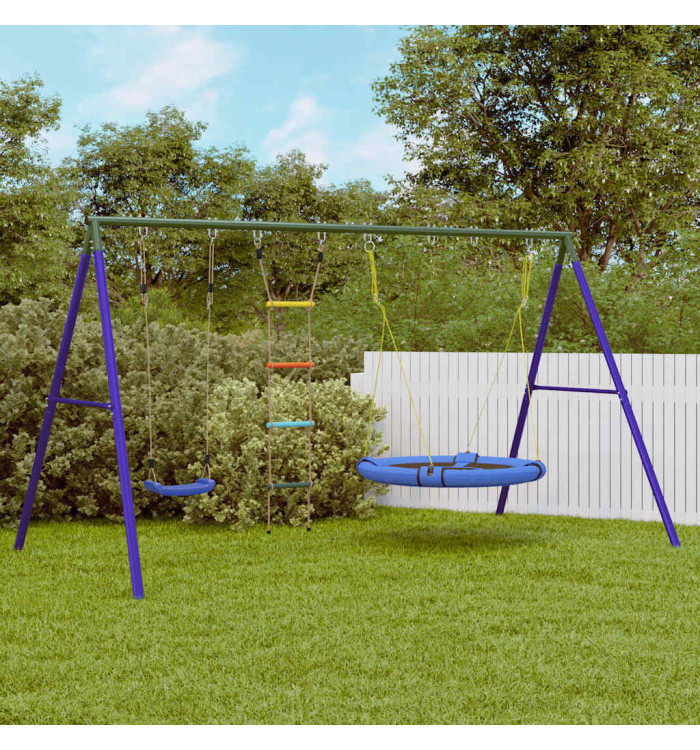 Jeu d'extérieur de balançoire échelle et balançoire soucoupe | Mobilier & Déco