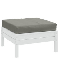 Coussin de palette gris foncé mélangé 60x60x9,5 cm tissu | Mobilier & Déco