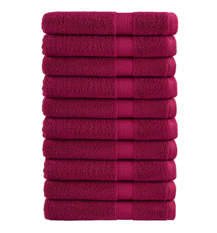 Serviettes de qualité supérieure SOLUND 10pcs bordeaux 600 g/m² | Mobilier & Déco