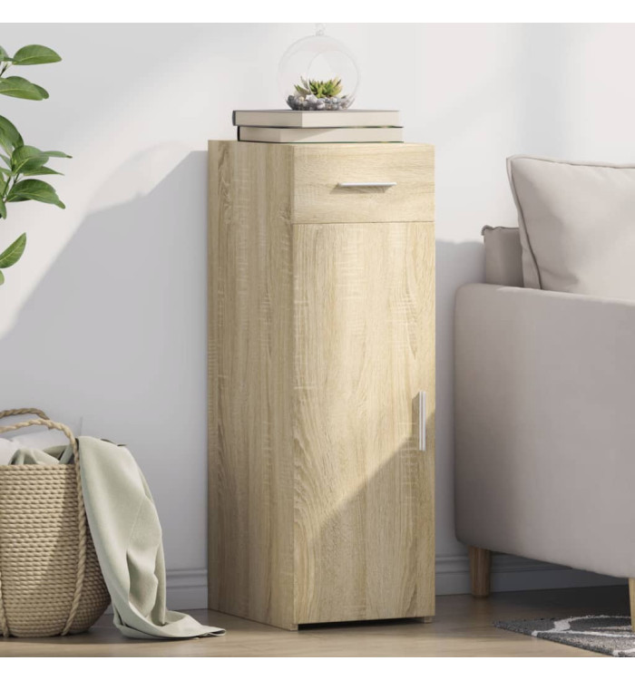 Buffet chêne sonoma 30x42,5x93 cm bois d'ingénierie | Mobilier & Déco