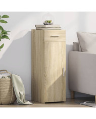Buffet chêne sonoma 30x42,5x93 cm bois d'ingénierie | Mobilier & Déco