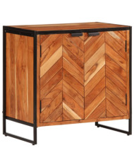 Armoire à chaussures 67x38x65 cm bois d'acacia massif | Mobilier & Déco