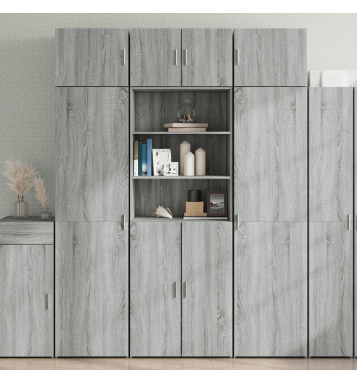 Armoire de rangement sonoma gris 70x42,5x225 cm | Mobilier & Déco