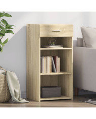 Buffet chêne sonoma 45x42,5x93 cm bois d'ingénierie | Mobilier & Déco