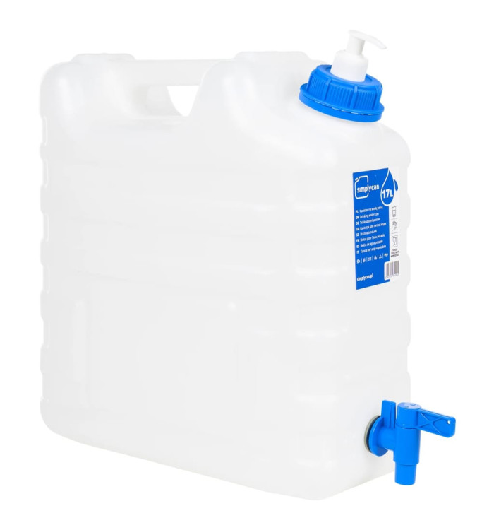 Bidon d'eau avec robinet distributeur de savon 15 L plastique | Mobilier & Déco