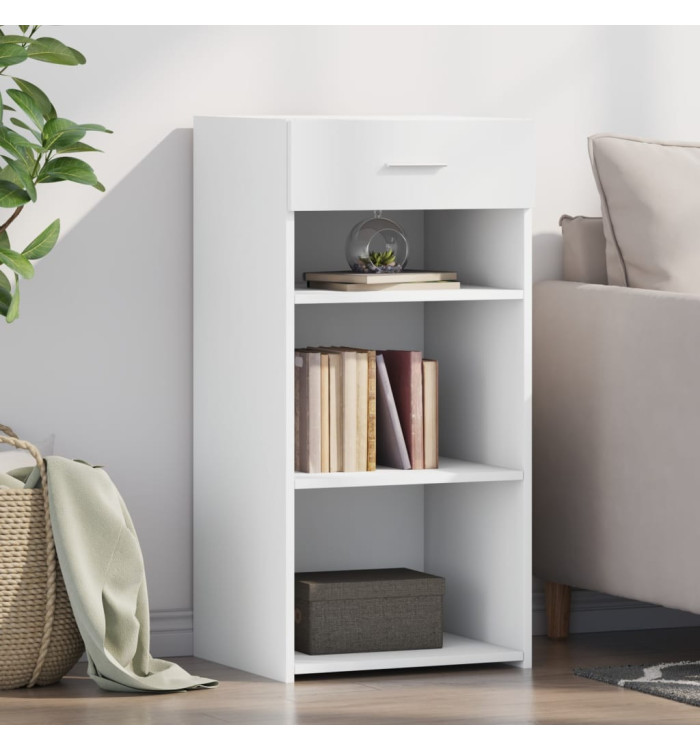 Buffet blanc 45x42,5x93 cm bois d'ingénierie | Mobilier & Déco