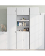 Armoire de rangement blanc 70x42,5x225 cm bois d'ingénierie | Mobilier & Déco