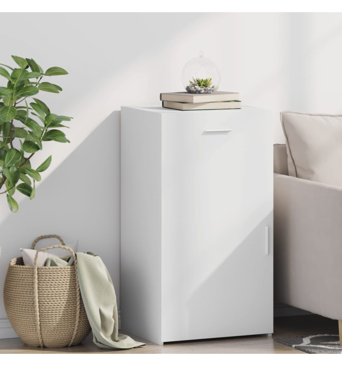 Buffet blanc 50x42,5x93 cm bois d'ingénierie | Mobilier & Déco