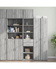 Armoire de rangement mince sonoma gris 45x42,5x225 cm | Mobilier & Déco