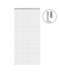 Moustiquaire de porte à chaîne 100x212 cm aluminium | Mobilier & Déco