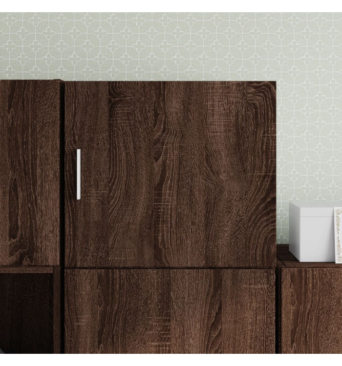 Armoire murale chêne marron 45x42,5x40 cm bois d'ingénierie | Mobilier & Déco