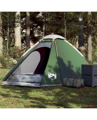 Tente de camping à dôme 4 personnes vert imperméable | Mobilier & Déco