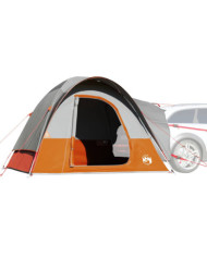 Tente de voiture 4 personnes gris et orange imperméable | Mobilier & Déco