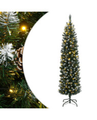 Sapin de Noël artificiel mince 150 LED 120 cm | Mobilier & Déco
