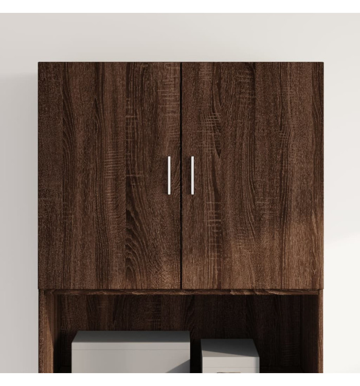 Armoire murale chêne marron 80x42,5x64 cm bois d'ingénierie | Mobilier & Déco