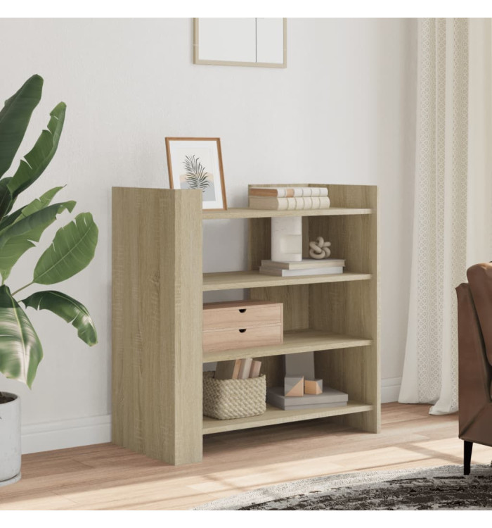 Buffet chêne sonoma 73,5x35x75 cm bois d'ingénierie | Mobilier & Déco