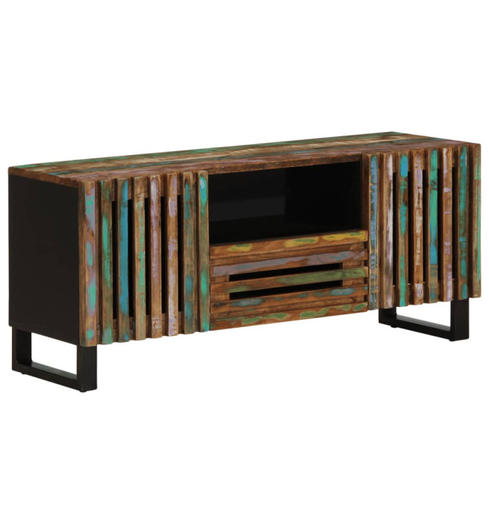 Meuble TV 100x34x46 cm bois d'acacia massif | Mobilier & Déco
