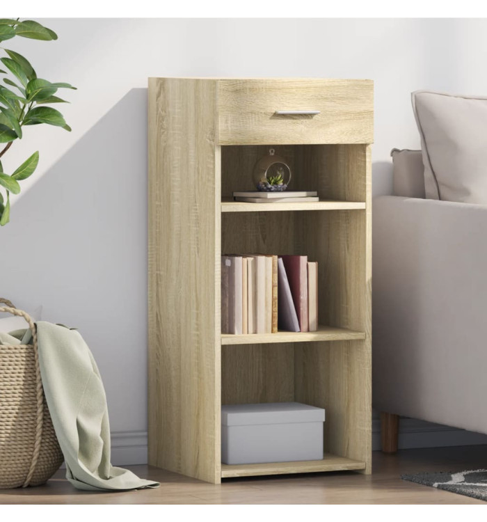Buffet chêne sonoma 40x42,5x93 cm bois d'ingénierie | Mobilier & Déco