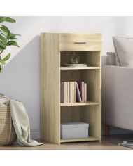 Buffet chêne sonoma 40x42,5x93 cm bois d'ingénierie | Mobilier & Déco