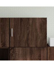 Armoire murale chêne marron 50x42,5x40 cm bois d'ingénierie | Mobilier & Déco