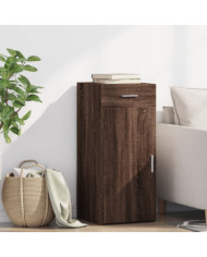 Buffet chêne marron 40x42,5x93 cm bois d'ingénierie | Mobilier & Déco