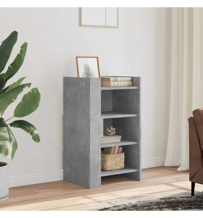 Buffet gris béton 45x35x75 cm Bois d'ingénierie | Mobilier & Déco
