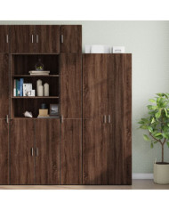 Armoire de rangement mince chêne marron 30x42,5x225 cm | Mobilier & Déco