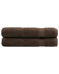 Serviettes de sauna de qualité supérieure SOLUND 2 pcs marron | Mobilier & Déco