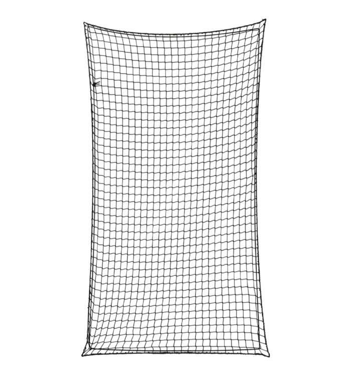 Filet pour remorque avec corde élastique noir 4,5x2,5 m PP | Mobilier & Déco