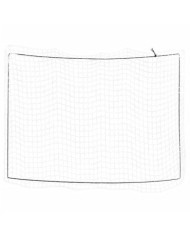 Filet pour remorque avec corde élastique blanc 4x3 m PP | Mobilier & Déco