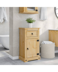 Armoire de salle de bain Corona 45x33x80 cm bois de pin massif | Mobilier & Déco