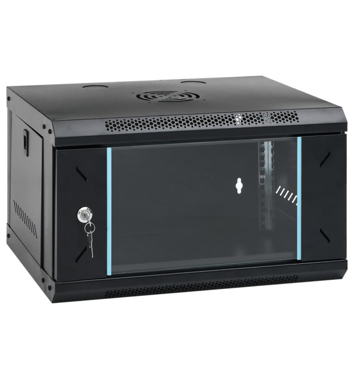 Coffret de réseau mural 6U 19" IP20 53x40x30 cm | Mobilier & Déco