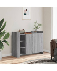 Buffet sonoma gris 100x35x75 cm bois d'ingénierie | Mobilier & Déco