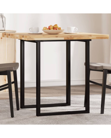 Dessus de table carré 80x80x4 cm bois massif d'acacia | Mobilier & Déco