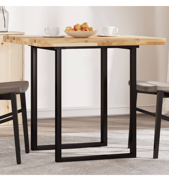 Dessus de table carré 80x80x4 cm bois massif d'acacia | Mobilier & Déco