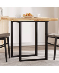 Dessus de table carré 80x80x4 cm bois massif d'acacia | Mobilier & Déco