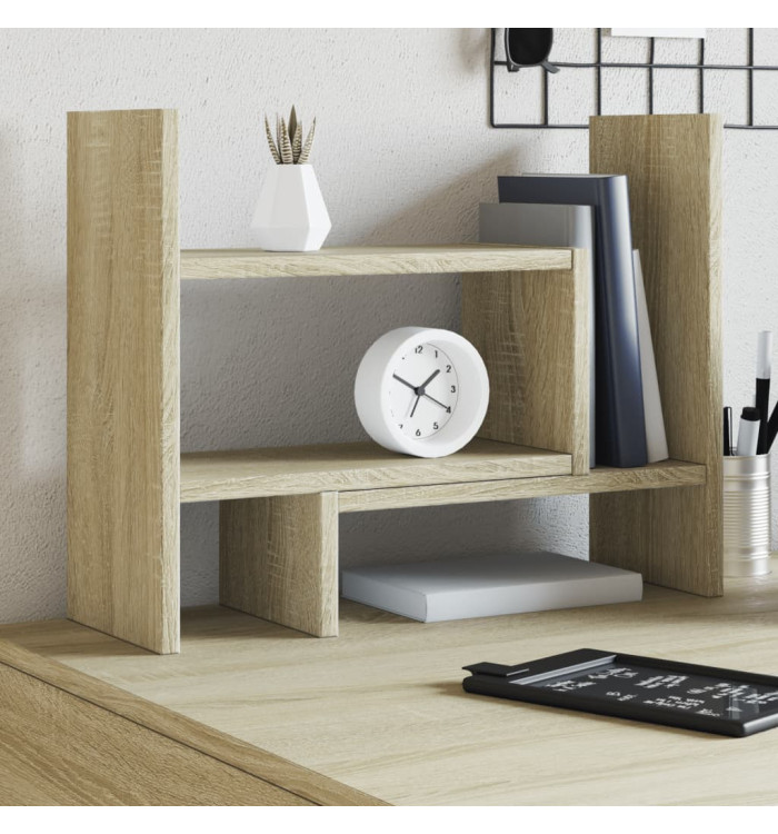 Organisateur de bureau chêne sonoma 38,5x17x39 cm | Mobilier & Déco