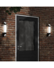 Applique murale d'extérieur noir acier inoxydable | Mobilier & Déco