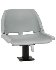 Ensemble de sièges de bateau pliables 2 pcs sans coussin gris | Mobilier & Déco