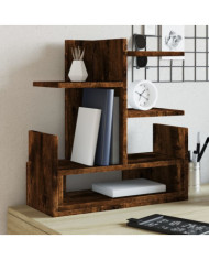 Organisateur de bureau chêne fumé 49x20x52,5 cm | Mobilier & Déco