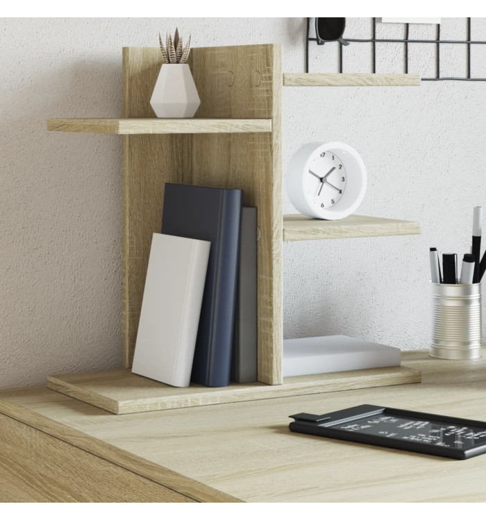 Organisateur de bureau chêne sonoma 42x21,5x42 cm | Mobilier & Déco
