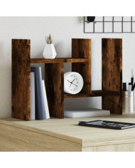 Organisateur de bureau chêne fumé 34,5x15,5x35,5 cm | Mobilier & Déco