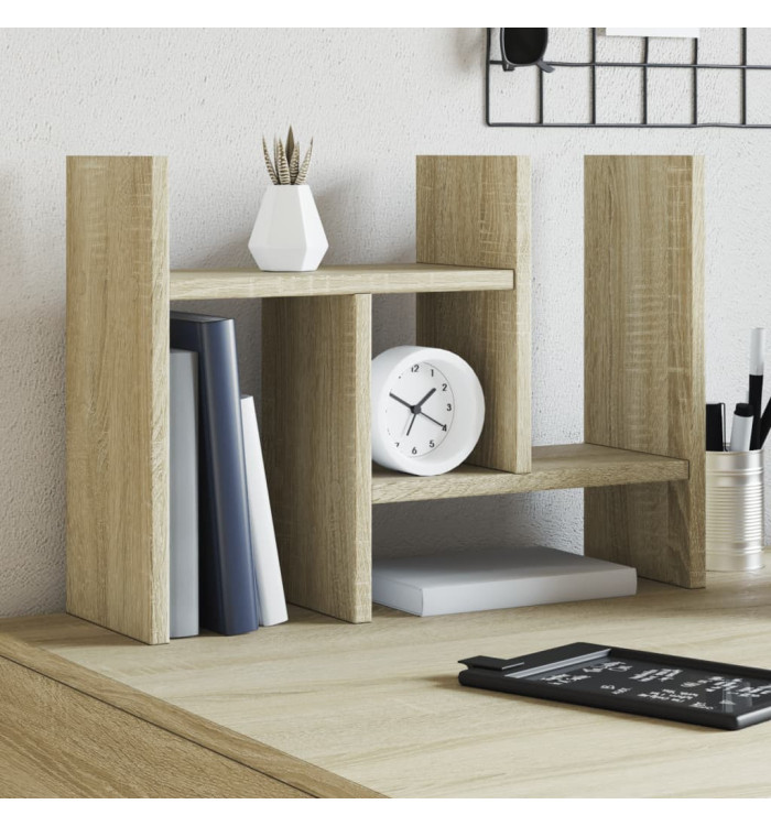 Organisateur de bureau chêne sonoma 34,5x15,5x35,5 cm | Mobilier & Déco
