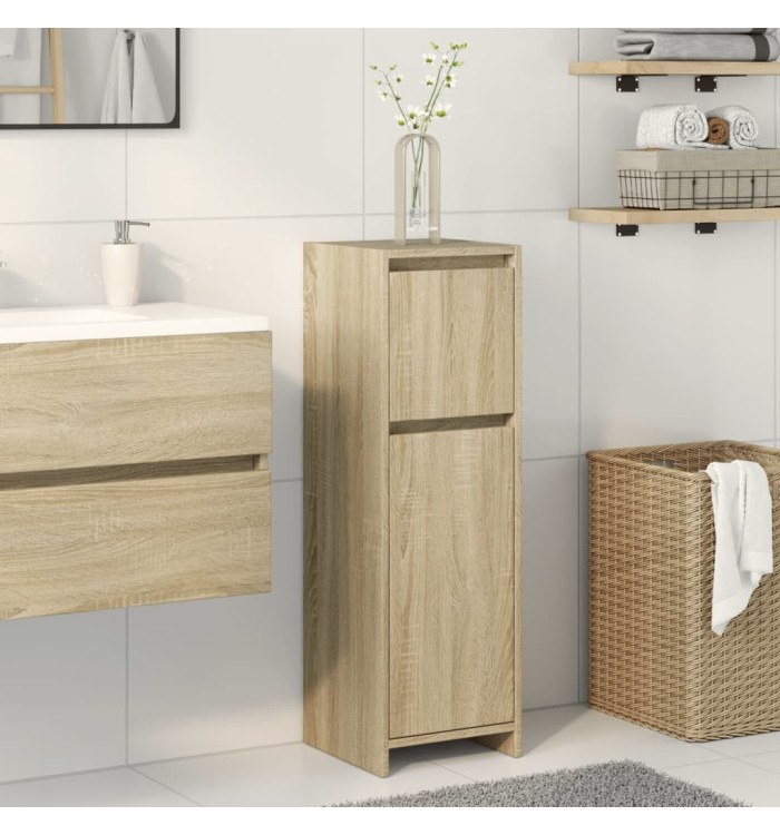 Armoire de salle de bain Chêne sonoma 30x30x95 cm Aggloméré | Mobilier & Déco